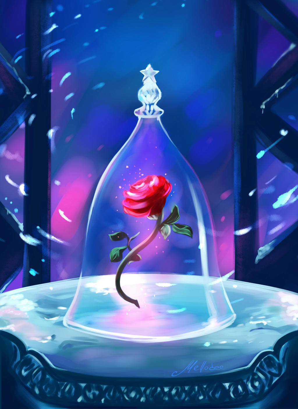 beauty and the beast rose