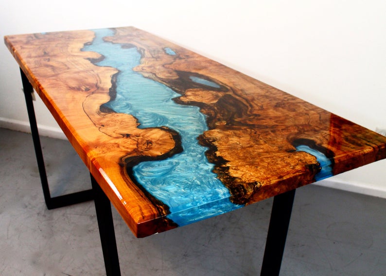 epoxy coffee table