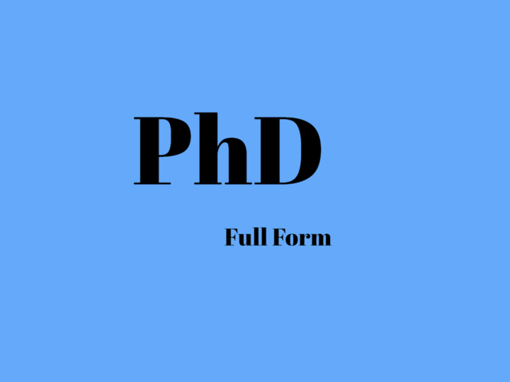 Know More About PhD Full Form