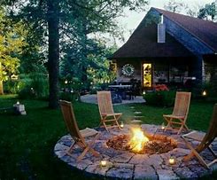 DIY backyard fire pit