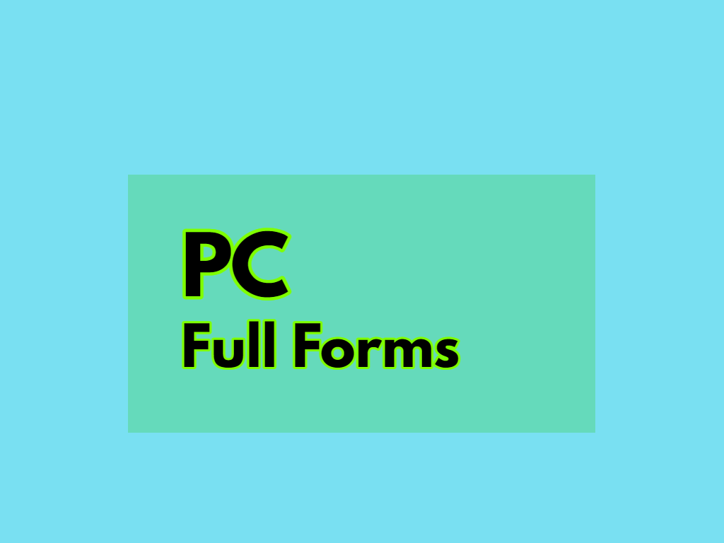 PC full form