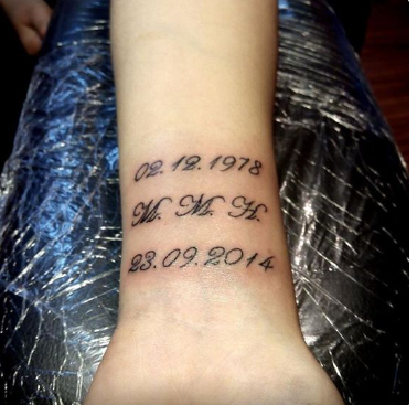 350+ Best Birthdate Tattoo Ideas by FixTheLife