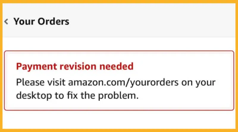 What Does Payment Revision Mean On Amazon